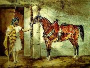 charles emile callande cheval arabe USA oil painting artist